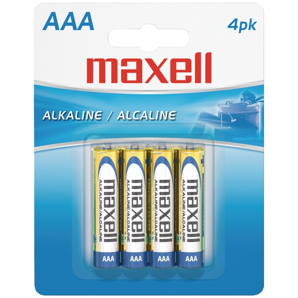 AAA 4PK CARDED BATTERIES