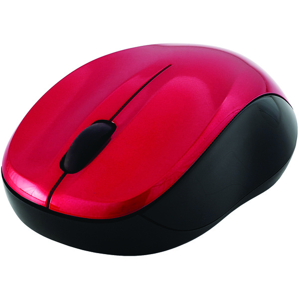 SILENT WRLSS MOUSE RED
