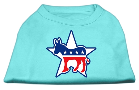 Democrat Screen Print Shirts Aqua S