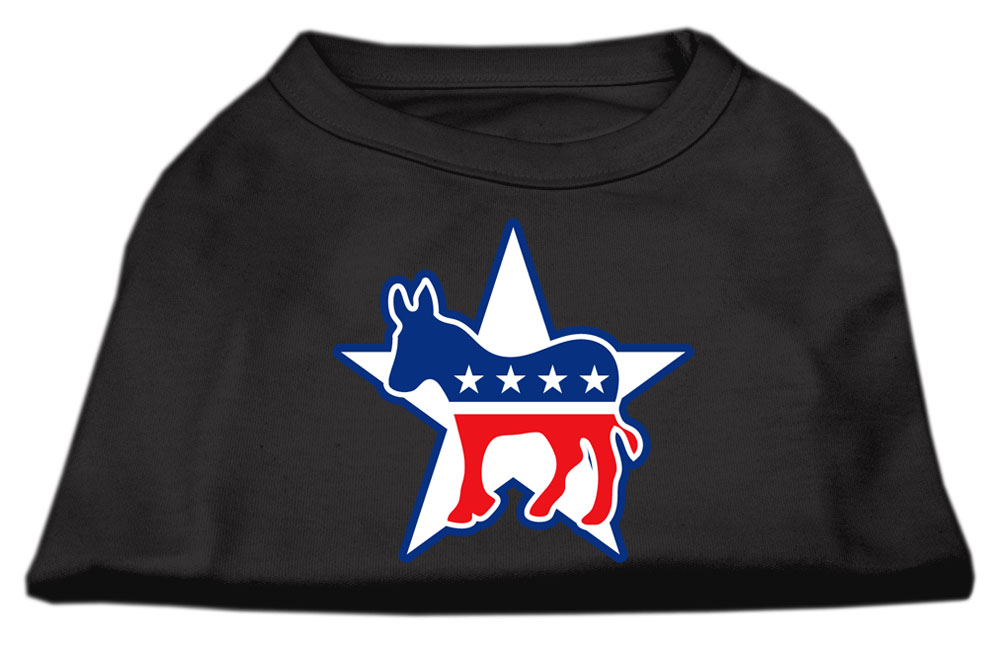Democrat Screen Print Shirts Black XL