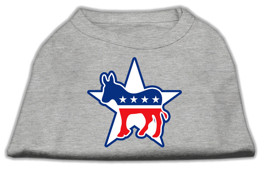 Democrat Screen Print Shirts Grey XL