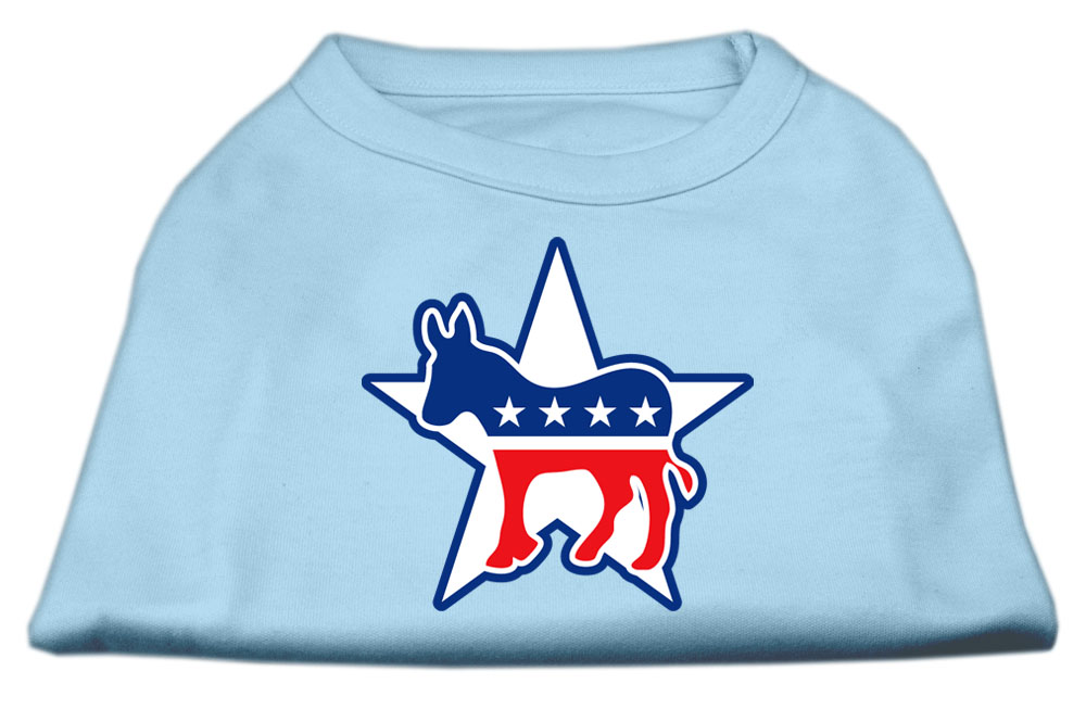 Democrat Screen Print Shirts Baby Blue XXL