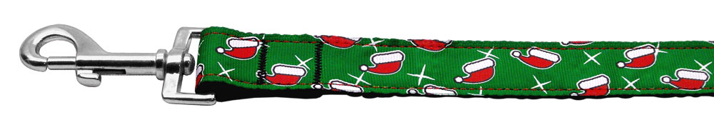 Santa Hat Nylon Dog Leash 5/8 inch wide 4ft Long